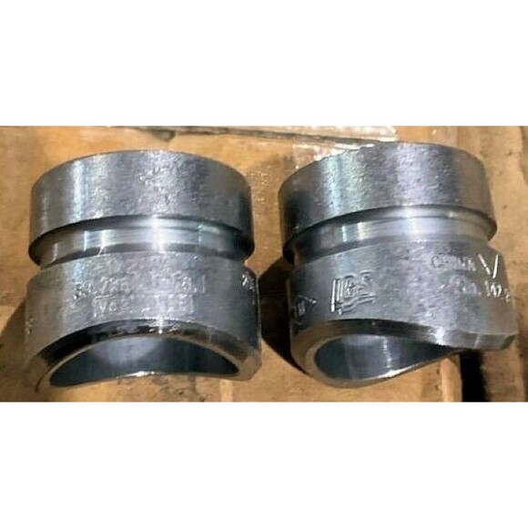 (5pc) Victaulic IGS No 142 Steel Grooved Weld Outlet 1x2 or 2.5 FL01142U00 - Picture 3 of 4